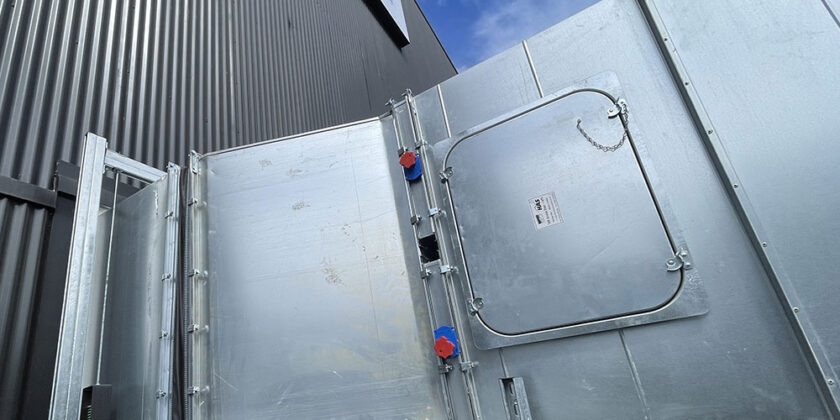 Installation of Industrial ventilation system in Dagenham Film studios