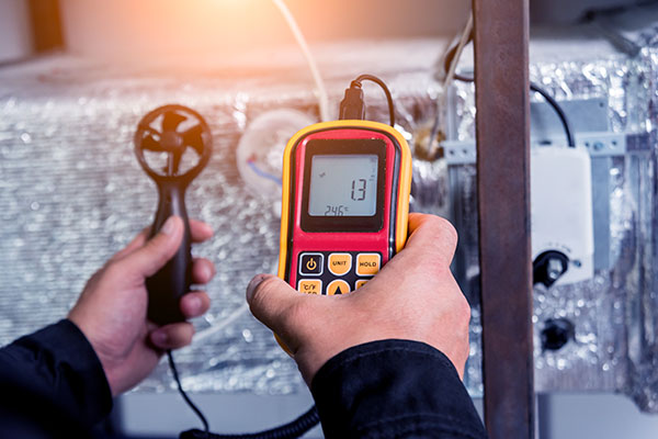 Professional service of ventilation system commissioning offered by Maslev Vent to ensure that the installation provides optimal airflow